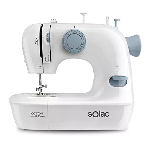 Solac SW8221 Coton 12.2 - Machine à coudre, 12 points de suture