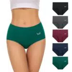 TANSTC Culotte Femme Coton Taille Haute - Sous-vêtement Doux et Confortable