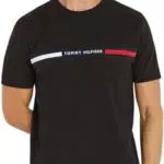 Tommy Hilfiger Men Hilfiger Chest Insert Tee MW0MW36498 Black