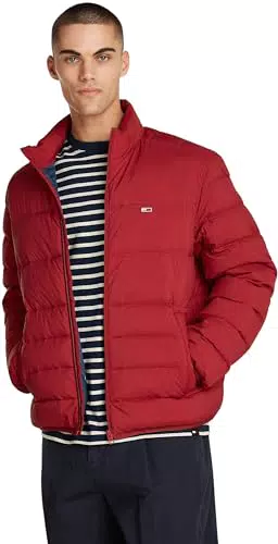 Tommy Jeans Veste Matelassée Homme Packable Down Jacket avec Fermeture Éclair