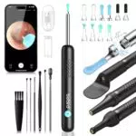 VLIKE Otoscope Oreille, 1080P HD Kit Camera Oreille d'élimination du cérumen avec 6 lumières LED