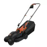 BLACK+DECKER Tondeuse Filaire 1000W BEMW351-Q, 3 hauteurs réglables jusqu'à 300 m²