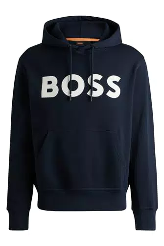 BOSS Sweat à Capuche Webasic en Molleton de Coton avec Grand Logo