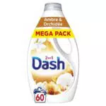 Dash Lessive Liquide 2en1 avec Fraîcheur et Lenor - Fabriquée en France