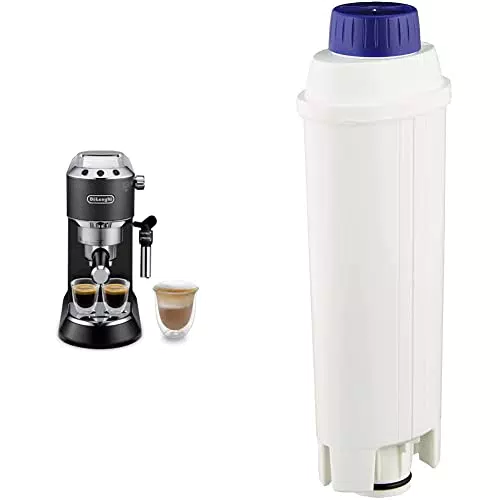De'Longhi Dedica Style, Machine expresso, Acier Chromé & KG79 Moulin à Café Electrique