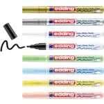 edding 751 Marqueur peinture brillante - multi-couleur métallisé