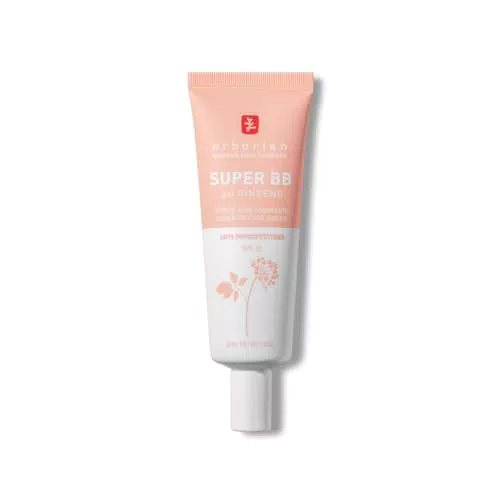 Erborian Super BB Crème au Ginseng - Soin Visage Anti-Imperfections SPF 20
