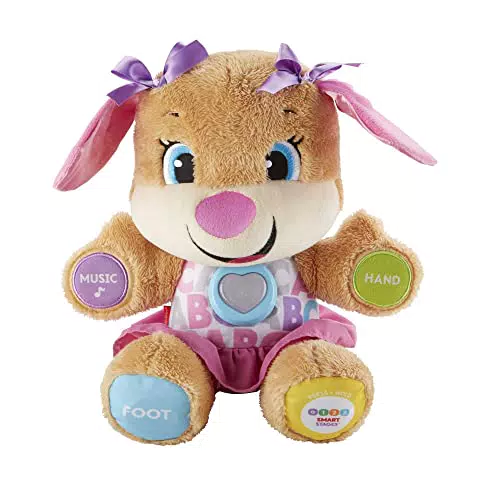 Fisher-Price Sœur de Puppy Éveil Progressif - Jouet bébé interactif avec chansons