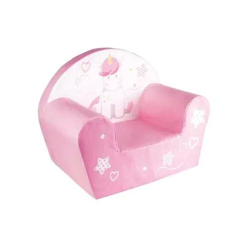 Fun House Fauteuil Club Enfant Licorne - Confort Optimal et Sécurité