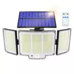 Haokiang Lampe Solaire Extérieure 1500lm IP65 avec Capteur 270° et 3 Modes