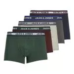 JACK & JONES Boxers 5 Pack Dark Grey Melange XL Dark Grey Melange X