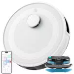 Aspirateur Robot Lefant F1 avec Puissance d'Aspiration 5000 Pa - Autonomie 250 Mins - Silencieux - Idéal pour Poils d'animaux et Sols Durs