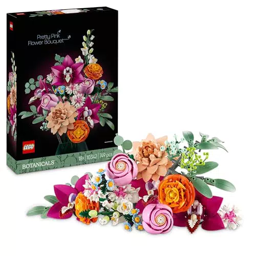 LEGO Botanicals Joli Bouquet de Fleurs - Set de Construction pour Adultes 10342