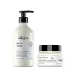 L’Oréal Professionnel Routine Anti-Métal pour Cheveux Abîmés - Shampoing et Masque