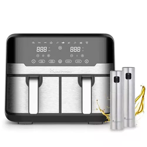MasterPRO Rocket Duo Friteuse à air chaud 2400W avec contrôle de température