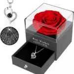 MONODEAL Rose Éternelle - Cadeau Fête des Mères et Anniversaire pour Femme
