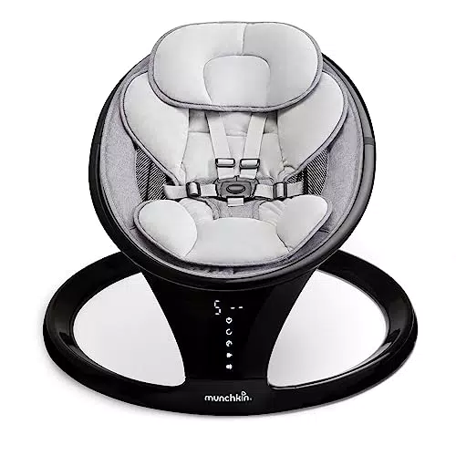 Munchkin Balancelle Électrique Bébé avec Bluetooth et Sons - Rocker Portable