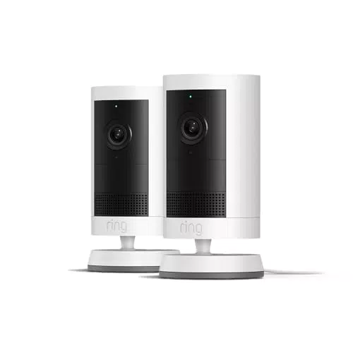 Ring Caméra Extérieure Plus 2K avec Ring Vision | Essai Gratuit 30 Jours