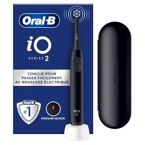 Oral-B iO 2 Brosse à Dents Électrique avec 3 Modes de Nettoyage et Accessoires
