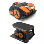 Worx LANDROID Vision Robot Tondeuse sans Fil avec Garage de Protection et Caméra 4K