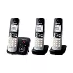 Panasonic KX-TG6823FRB Téléphone Sans Fil DECT avec Répondeur et Mains Libres