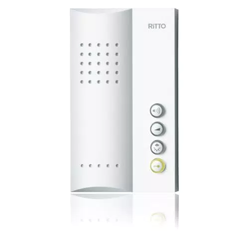 Ritto 1723070 Poste d'interphone Mains-libres, Blanc