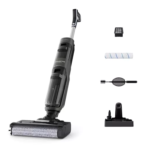 Rowenta X-Clean 4 Aspirateur Balai Laveur sans Fil, Aspiration et Lavage Puissant