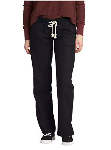 Roxy Femme Oceanside Pantalon, True Black, XL EU