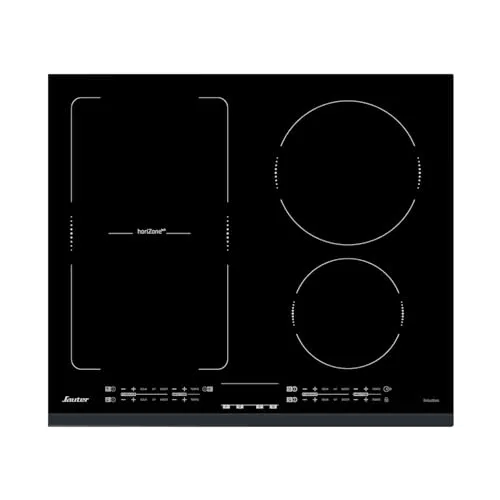 Plaque Induction Sauter SPI4664X - Table de Cuisson Encastrable - 4 Foyers - 7200W - 14 Niveaux de Puissance