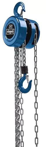 Scheppach Palan à Chaîne CB01 - Capacité de charge 1000 kg, Hauteur 3000 mm