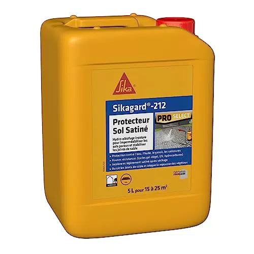 Sikagard 210 Protecteur Sol Mat Hydrofuge pour Sols en Pavés, Dalles et Pierres