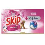 Skip Capsules Tout-en-Un Touche de Cajoline pour un Lavage Parfait