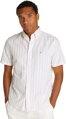 Tommy Hilfiger Chemise Homme Flex Poplin Manches Courtes