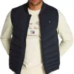 Tommy Hilfiger Mix Quilt Vest MW0MW37680 Gilet, Blue