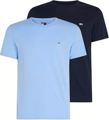 Tommy Jeans TJM XSLIM 2PACK Jersey Tee EXT DM0DM20687 Autres Hauts