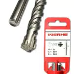 WERHE SDS Max Perceuse à béton 25 x 600 mm pour travaux de maçonnerie