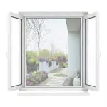 Apalus Moustiquaire Transparente Universelle pour Fenêtre Ajustable 120x240 cm