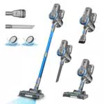 Aspirateur Balai Sans Fil N300 - 175W, 25KPa, 50Min Autonomie, Léger 6 en 1