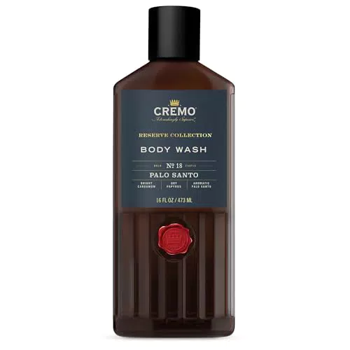 CREMO Gel Douche Réserve Collection Palo Santo - Parfum Luxueux et Subtil