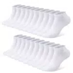 FALARY Chaussettes Basses Sport pour Hommes et Femmes en Coton