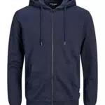 JACK & JONES Homme Jjebasic Zip Hood Noos Cardigan Sweater