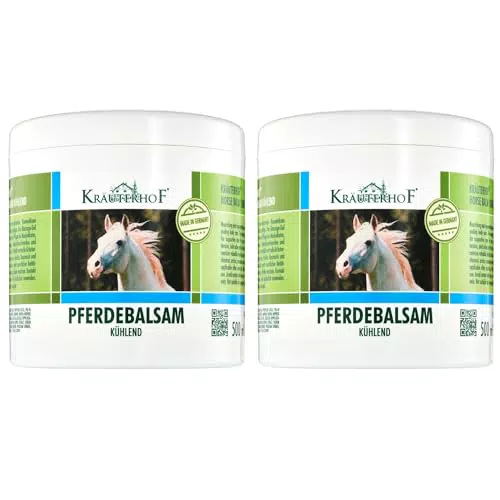 Kräuterhof Baume Cheval Gel de Massage Rafraîchissant pour Muscles et Articulations