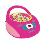 Lexibook Lecteur CD Barbie avec Entrée Line-in et Fonctionne sur Piles ou Secteur