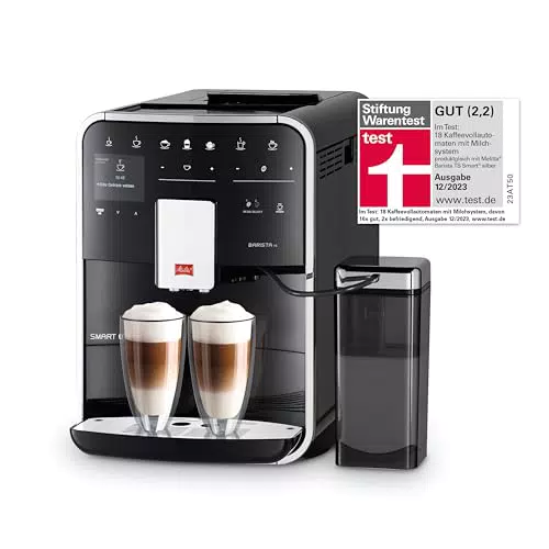 Melitta Barista TS Smart - Machine à Café à Grain avec Broyeur et Écran TFT