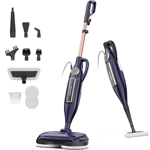 Vaporetto Nettoyeur Vapeur 8 en 1, Chauffe rapide 15 secondes, 1200W, LED