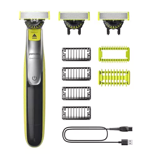 Philips OneBlade QP2824/30 - Tondeuse à barbe électrique et rasoir 5-en-1