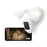 Ring Caméra Floodlight Pro - Caméra de surveillance extérieure 1080p, détection 3D
