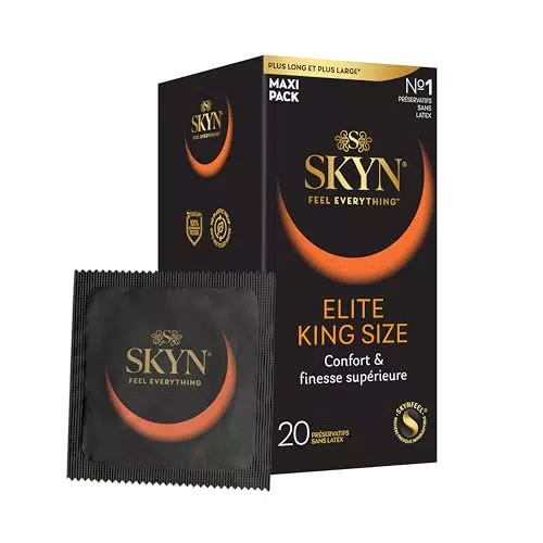 SKYN Elite Préservatifs Ultra Fins Sans Latex pour Homme - 56mm