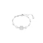 Swarovski Bracelet Idyllia en métal rhodié avec flocon de neige