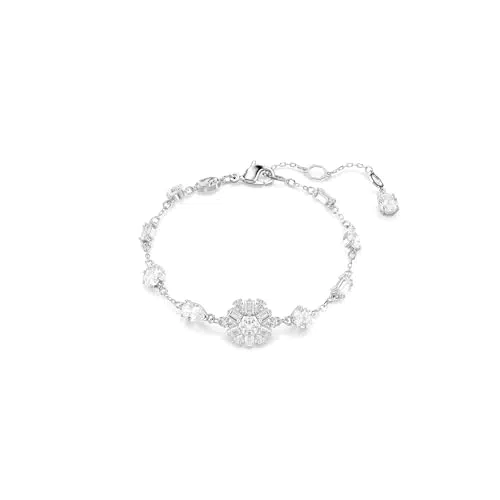 Swarovski Bracelet Idyllia en métal rhodié avec flocon de neige